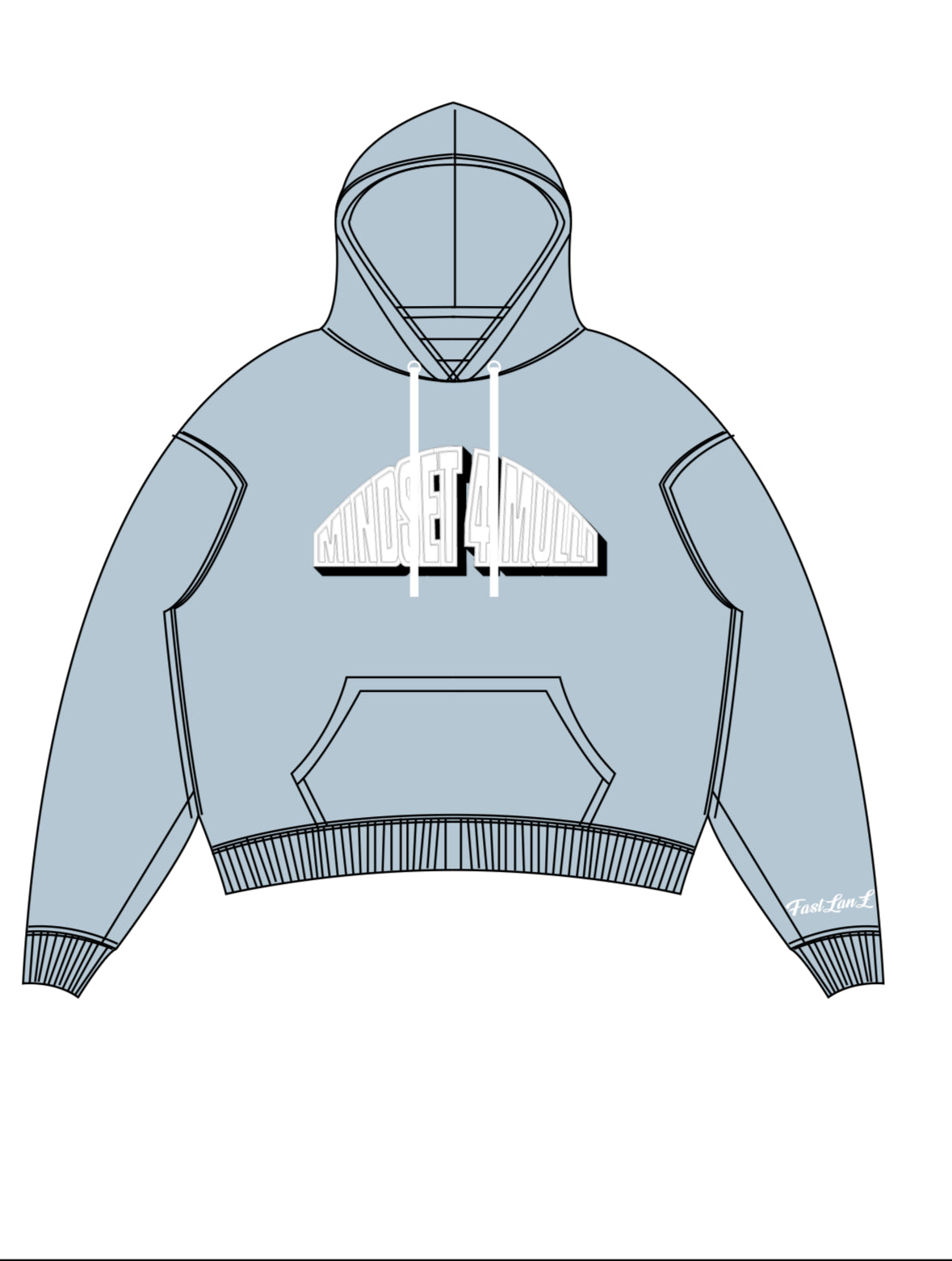 TURQUOISE BRAINS HOODIE