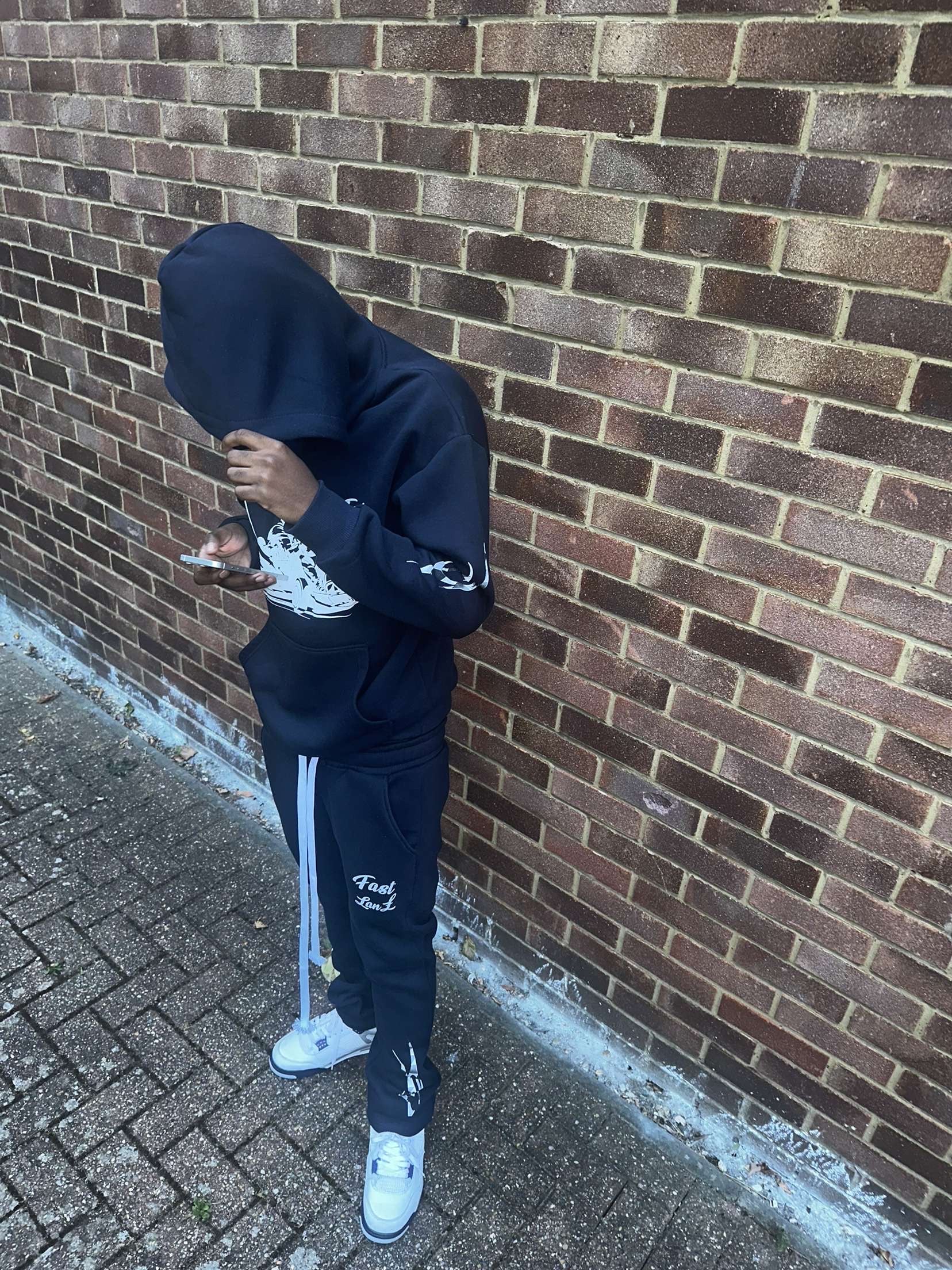NAVY GO KART FAST LANE JUMPER