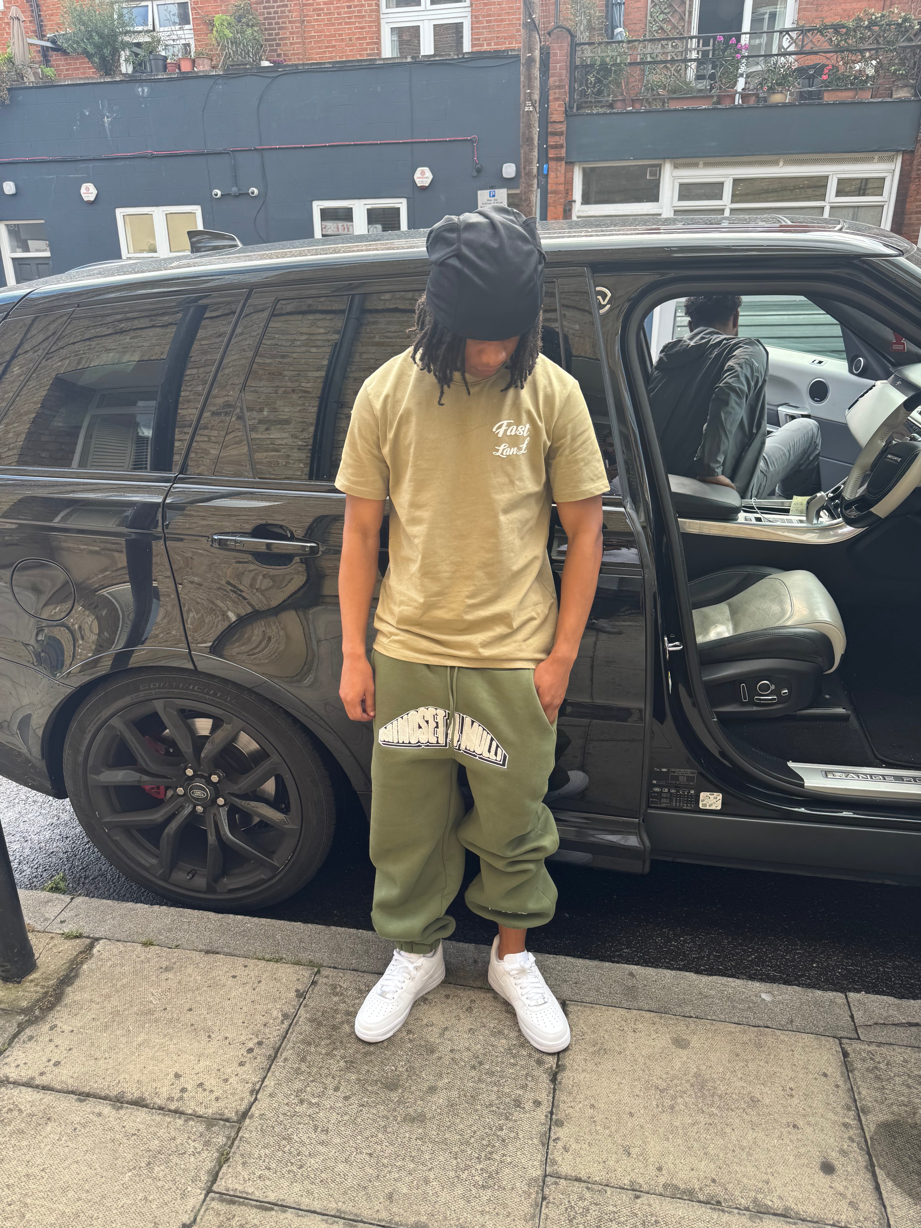 KHAKI GREEN BRAINS BOTTOMS