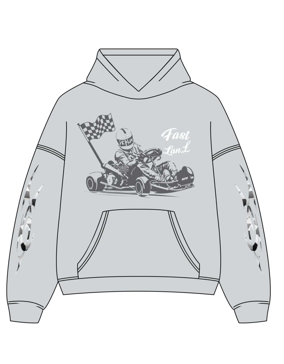 GREY FAST LANE GO KART JUMPER