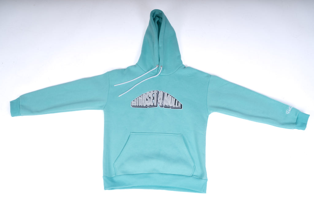 TURQUOISE BRAINS HOODIE