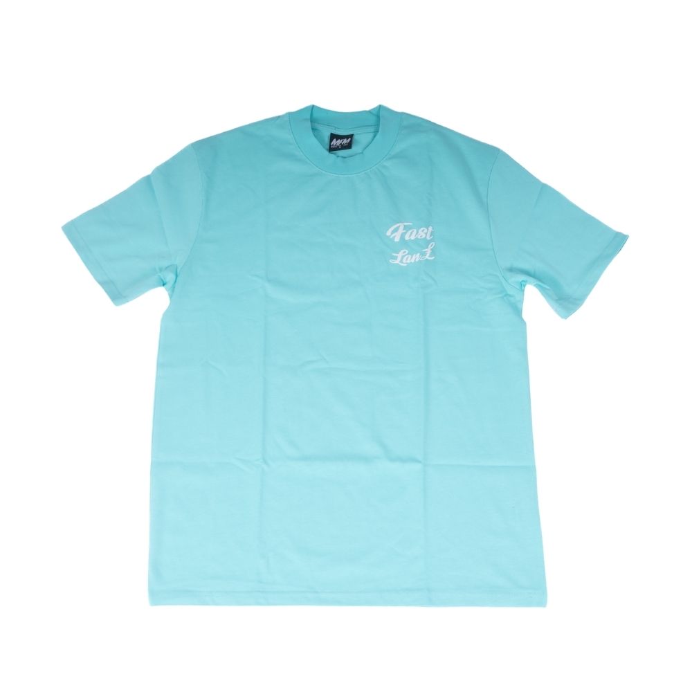 TURQUOISE FAST LANE TEE